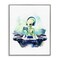 Stupell Industries Tech Alien Playing Video Games Framed Giclee Design by Lil' Rue